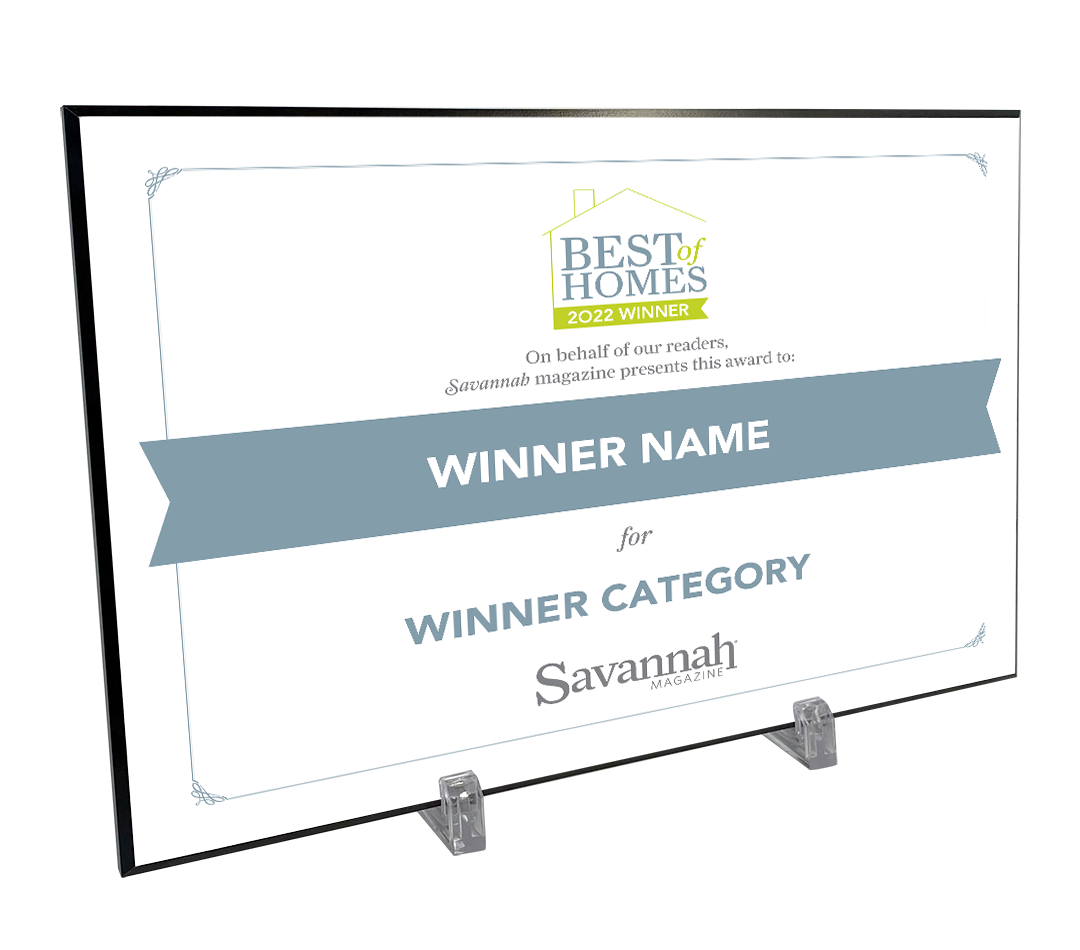 Savannah Magazine Best of Homes Awards - Hardi-Plaque