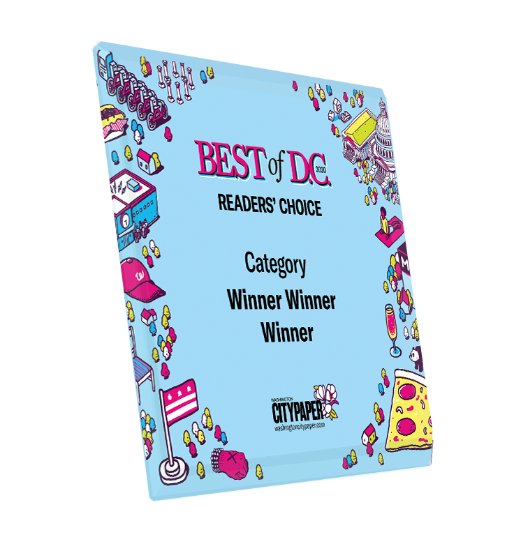 Best of D.C. Award - Glass by NewsKeepsake