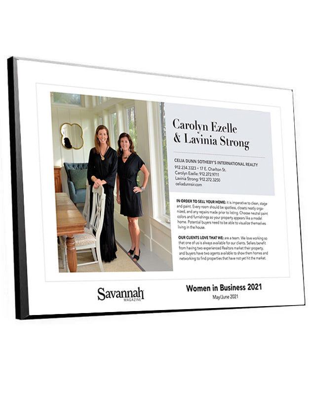 Savannah Magazine Article - Hardi-Plaque
