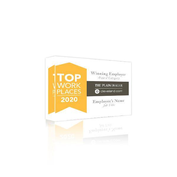 Top Workplace Award Plaque | Acrylic Block by NewsKeepsake