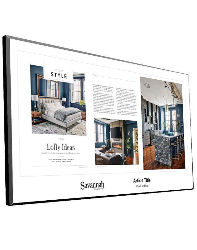 Savannah Magazine Article - Hardi-Plaque