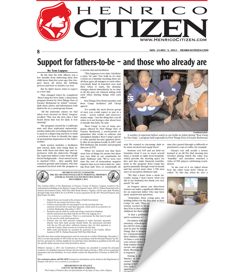 Henrico Citizen Article Reprint by NewsKeepsake