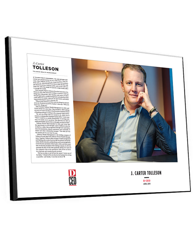 D CEO Two-Page Article Spread Plaques by NewsKeepsake