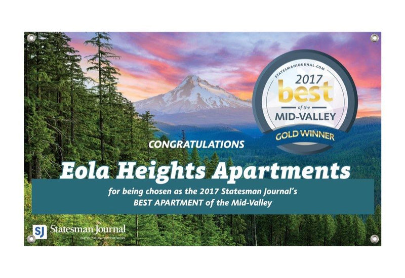 "Best of the Mid-Valley" Award Banners by NewsKeepsake