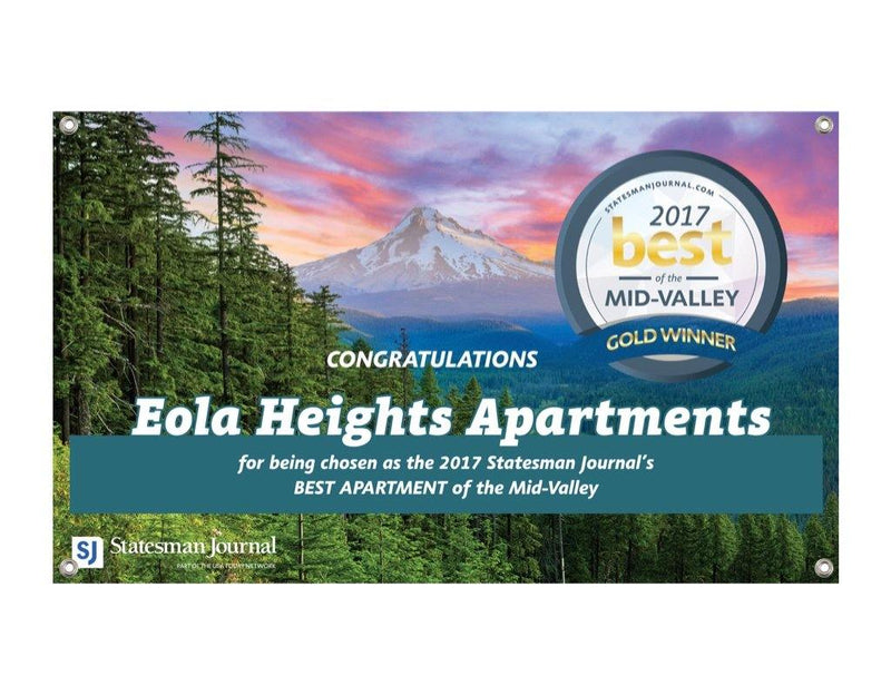 "Best of the Mid-Valley" Award Banners by NewsKeepsake