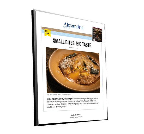 Alexandria Living Magazine - Best Apps Plaque by NewsKeepsake