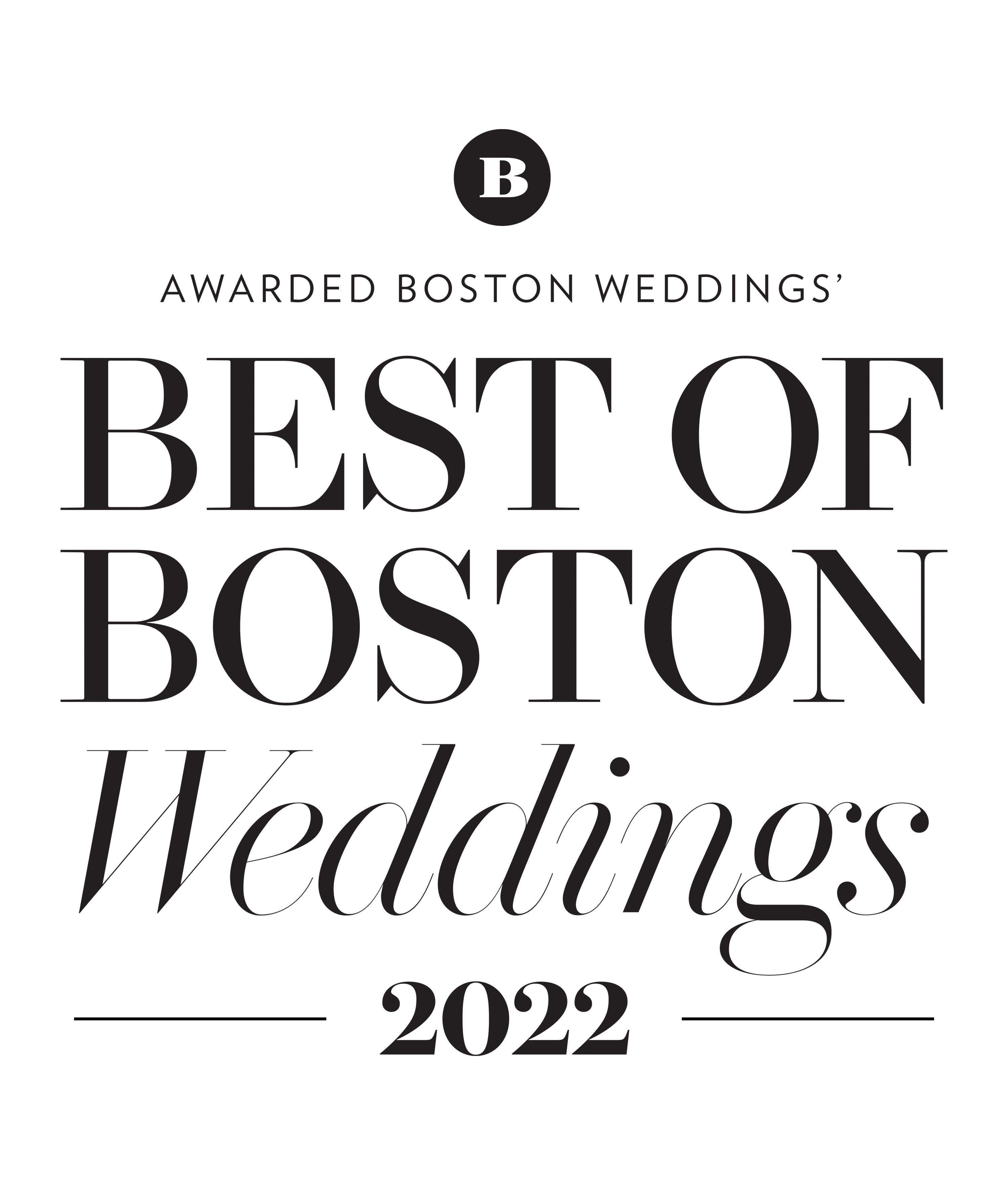 “Best of Boston Weddings” Window Decal