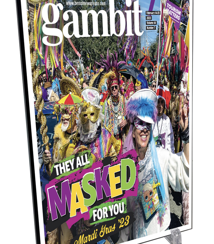 Gambit New Orleans Cover Plaque