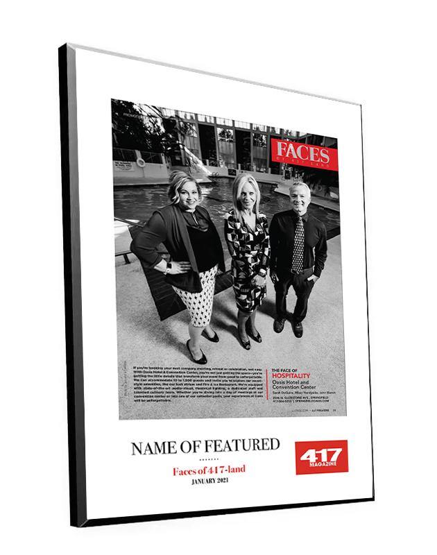 417 Magazine Single-Page FACES Plaques - NewsKeepsake