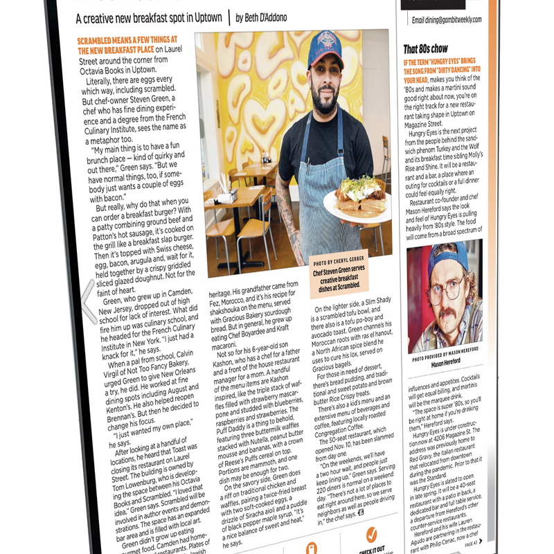 Gambit New Orleans Article Plaque