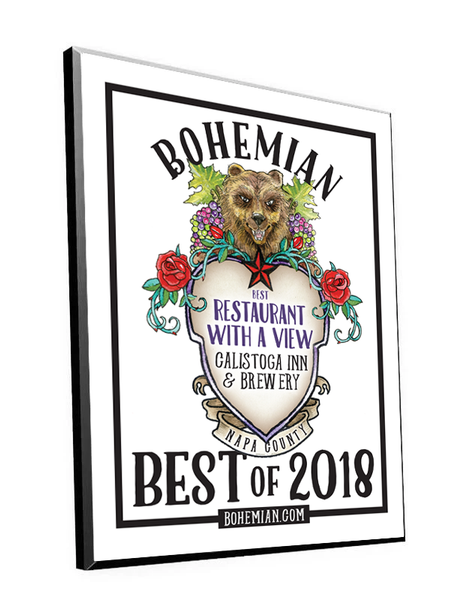 "Bohemian: Best of the North Bay" Award Plaque by NewsKeepsake