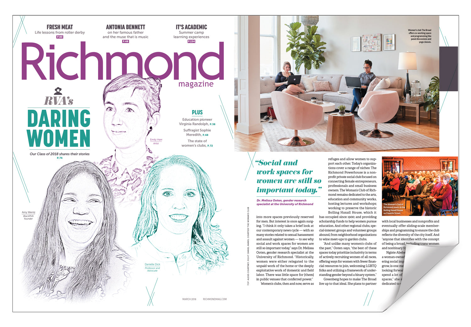 Richmond Magazine Cover / Article Reprint by NewsKeepsake