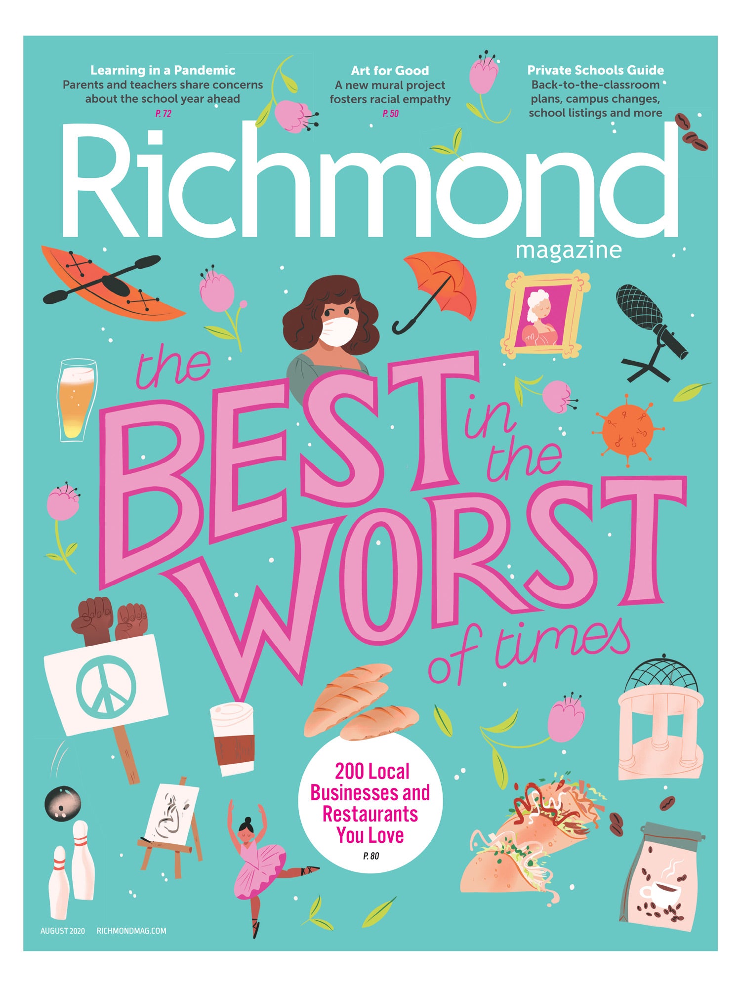 Richmond Magazine Cover Poster or Reprint by NewsKeepsake
