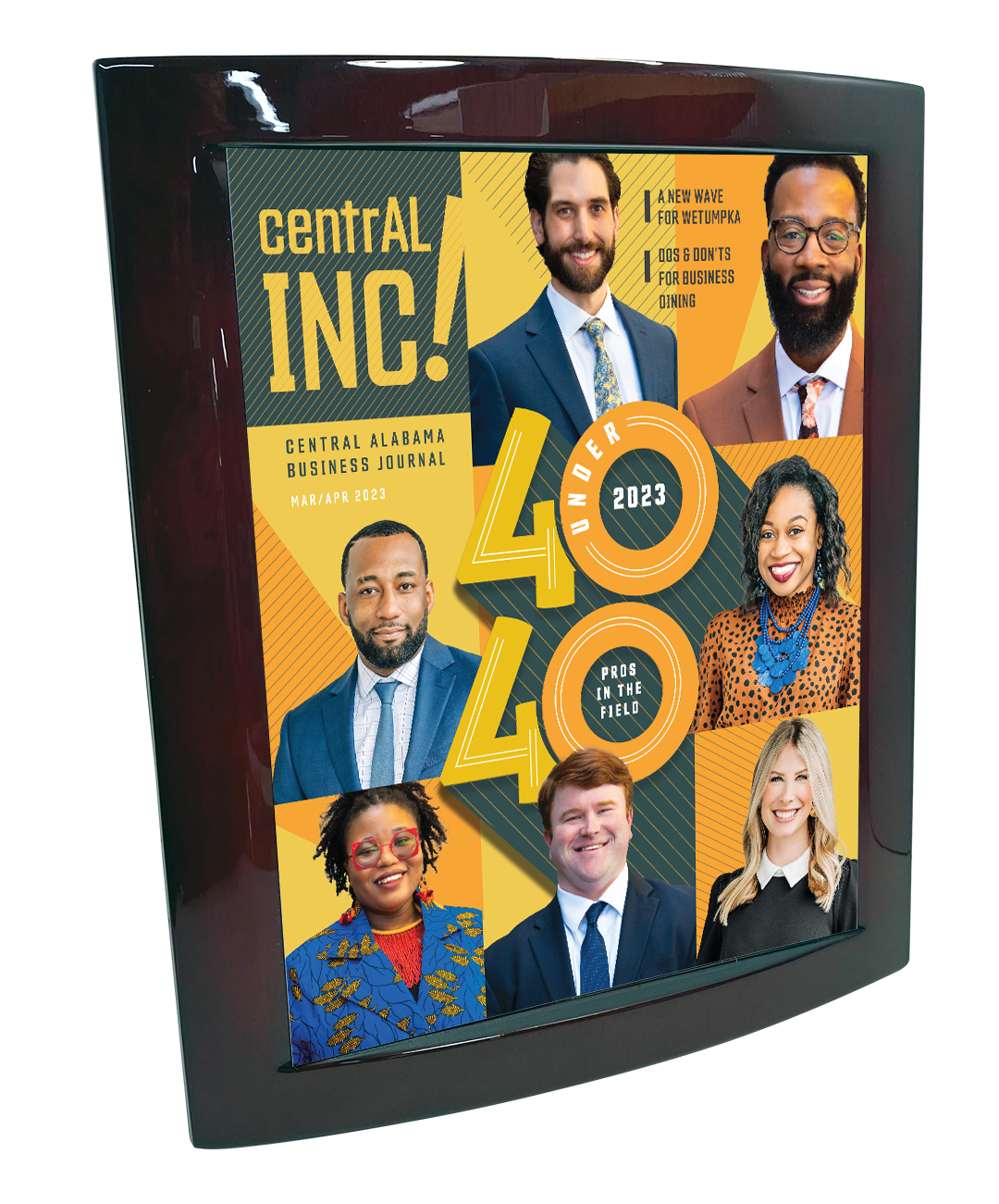 exploreMedia Rosewood Plaque - Covers & Articles