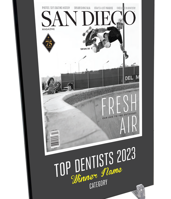 San Diego Magazine "Top Dentists" Award Plaques