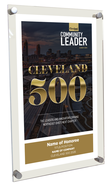 Cleveland 500 Cover Plaque