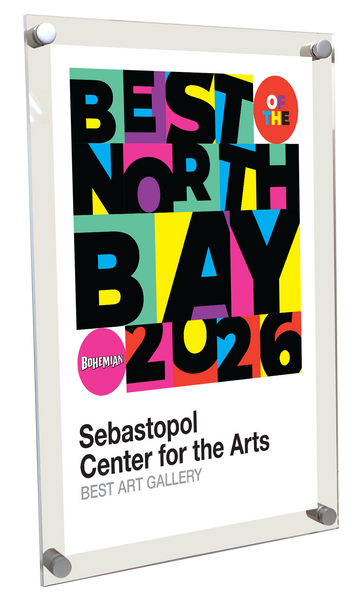 "Bohemian: Best of the North Bay" Award Plaque