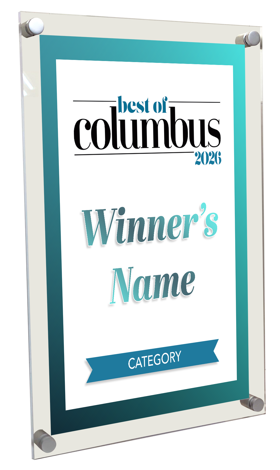 Best of Columbus - Acrylic Plaques