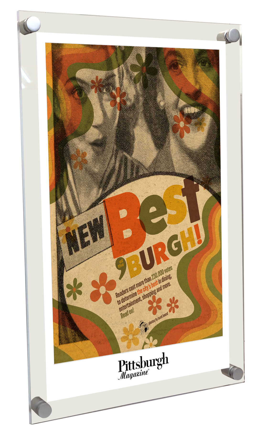 Pittsburgh Magazine - Best of the 'Burgh Articles - Acrylic Standoff Plaque