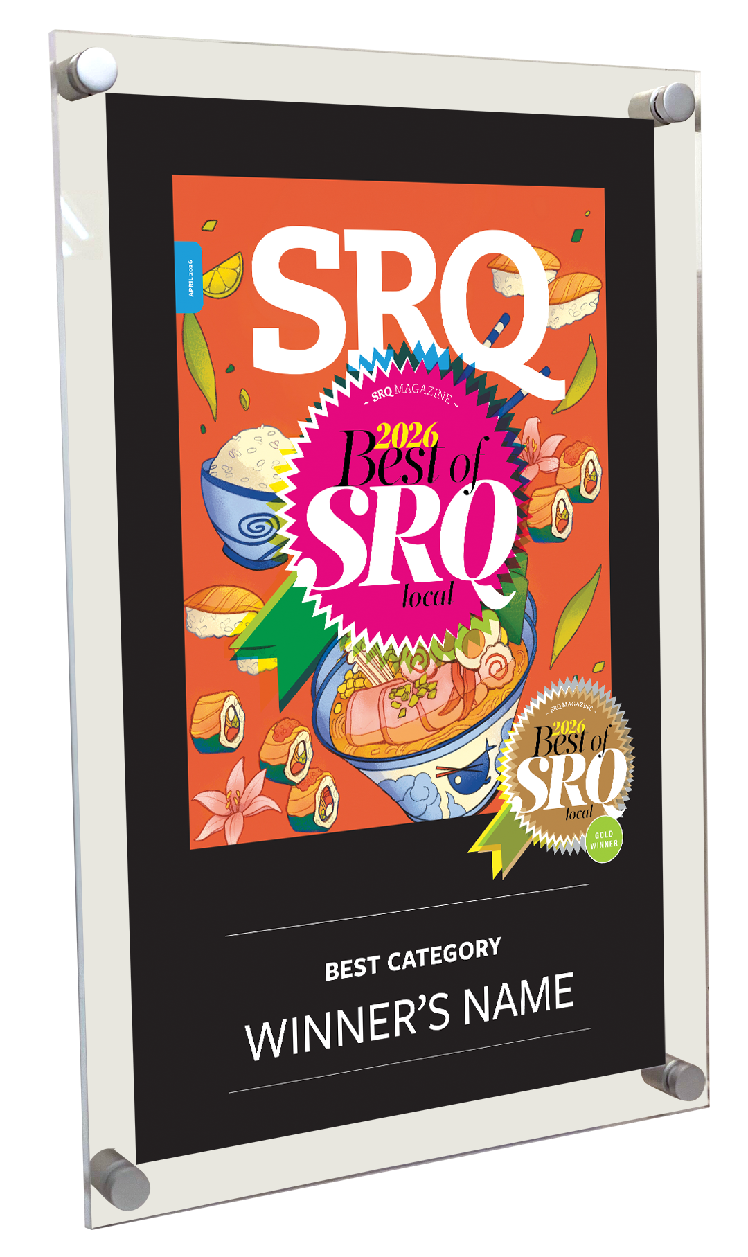 Best of SRQ - Cover - Acrylic Plaques