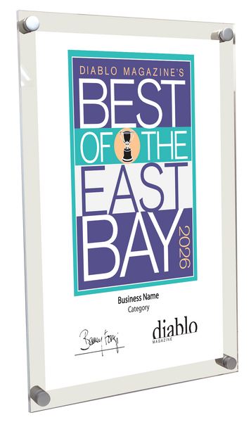 Diablo Magazine "Best of the East Bay" Award - Acrylic Standoff