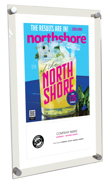 Northshore Magazine - As Seen In Best of Northshore - Acrylic Plaques