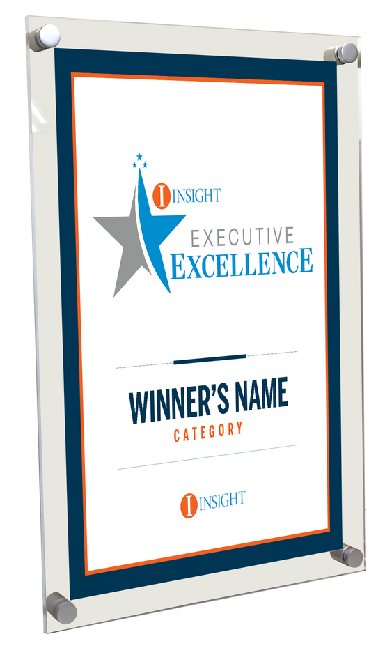 INSIGHT - Executive Excellence - Logo Acrylic Plaques