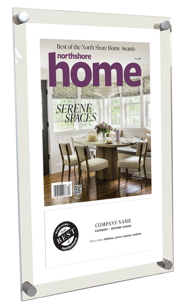 Northshore Home Magazine - As Seen In Best of Northshore Home - Acrylic Plaques