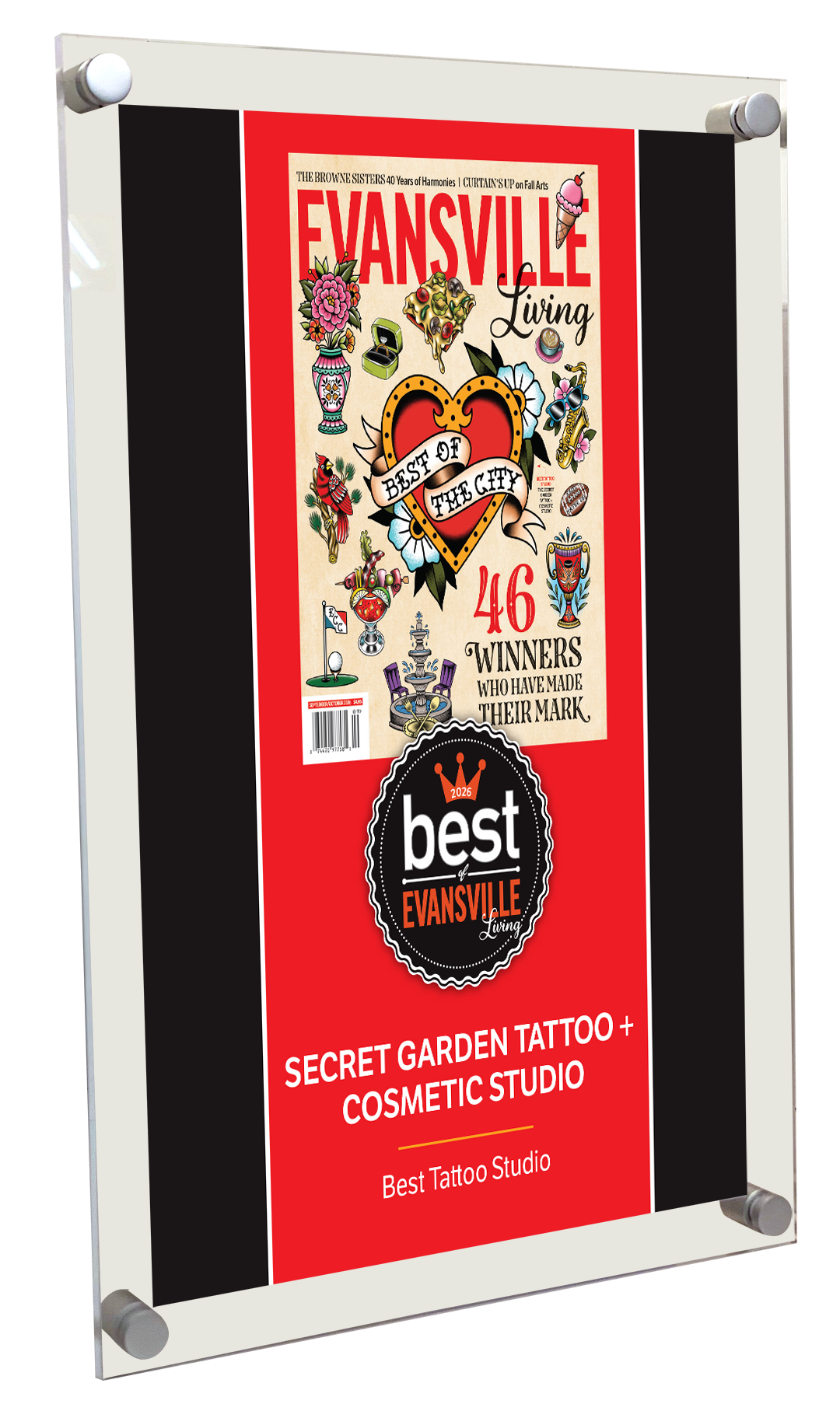 Evansville Living - Best of Evansville - Acrylic Plaque