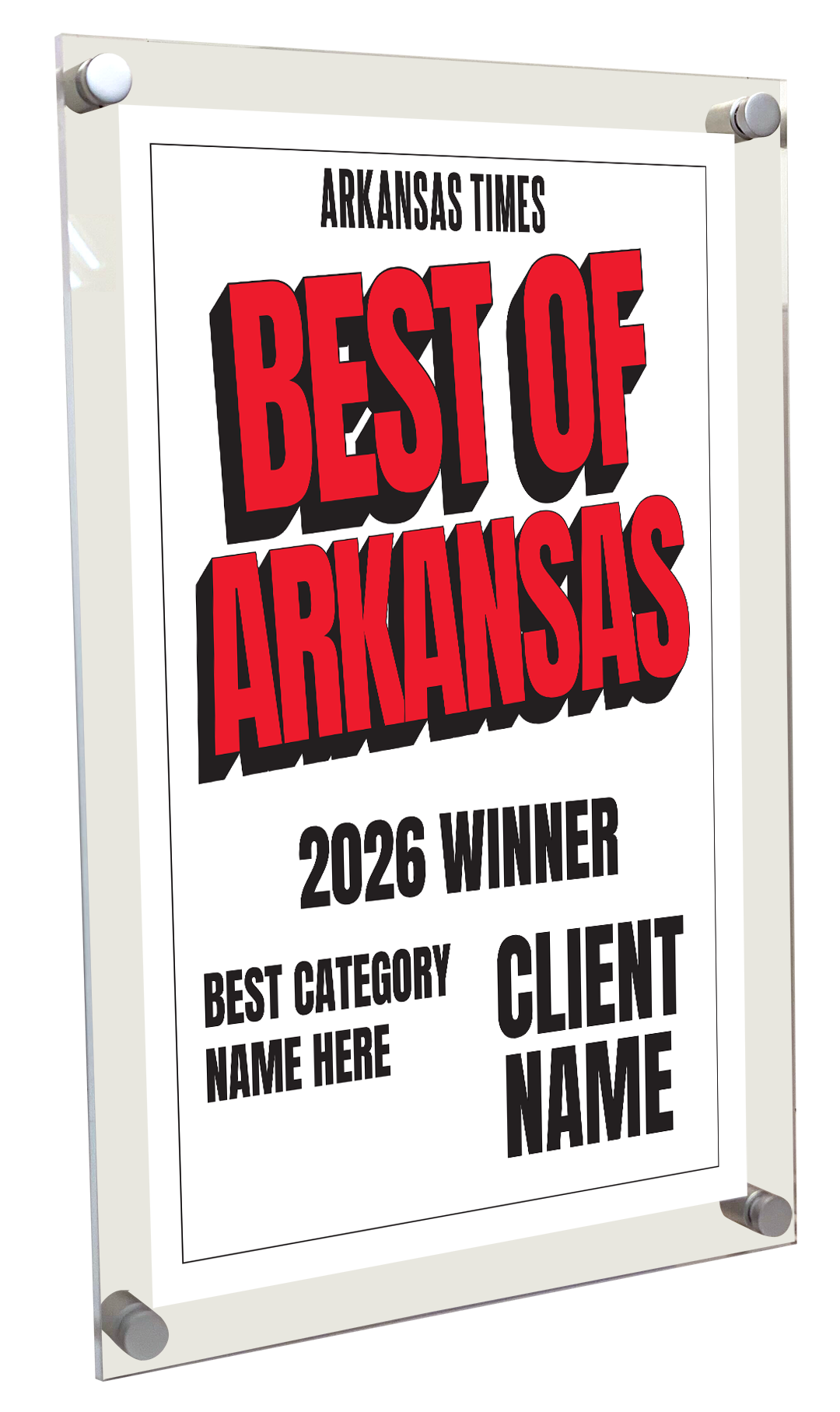 Best of Arkansas - Acrylic Plaques