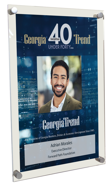Georgia Trend: 40 Under 40 - Acrylic Standoff Plaque