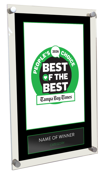Best Of Tampa Bay Times - Acrylic Standoff Plaque