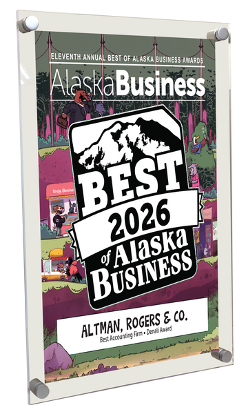 Commemorative Best of Alaska Business Acrylic Plaque