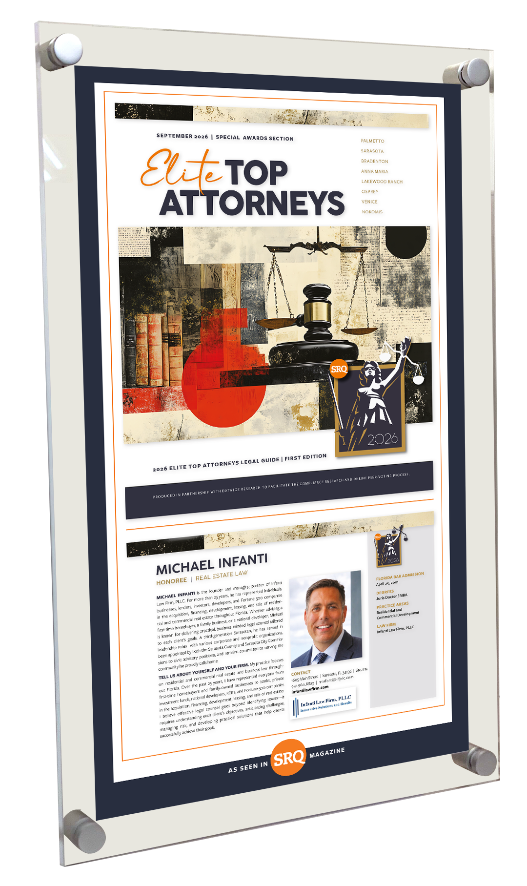 SRQ Elite Top Attorneys - Acrylic Plaques