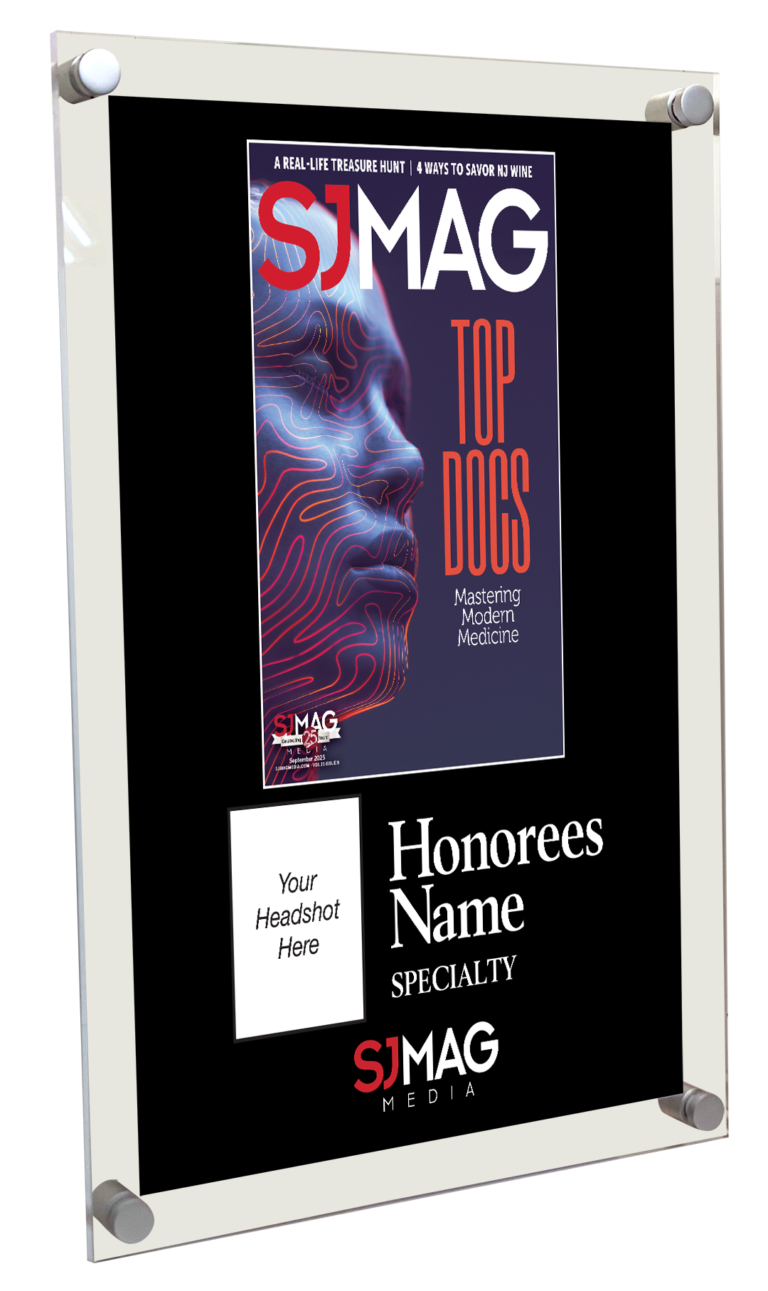 SJ Mag - Top Doctors - Acrylic Plaques