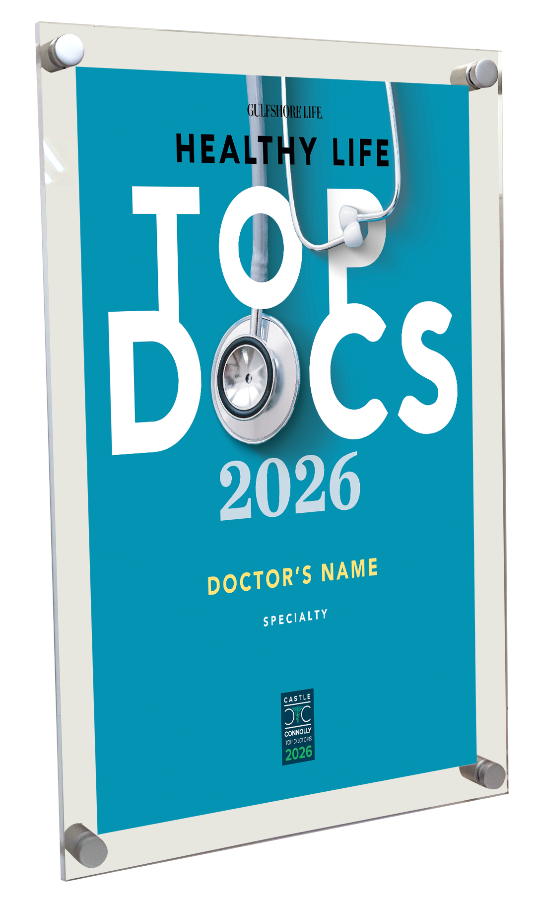 Gulfshore Life Magazine Top Doctors Plaque
