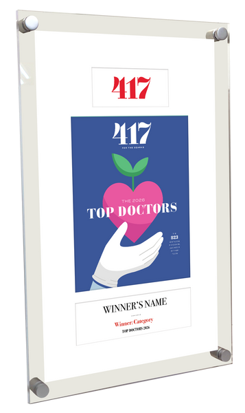 417 Magazine Top Doctor Acrylic Plaques