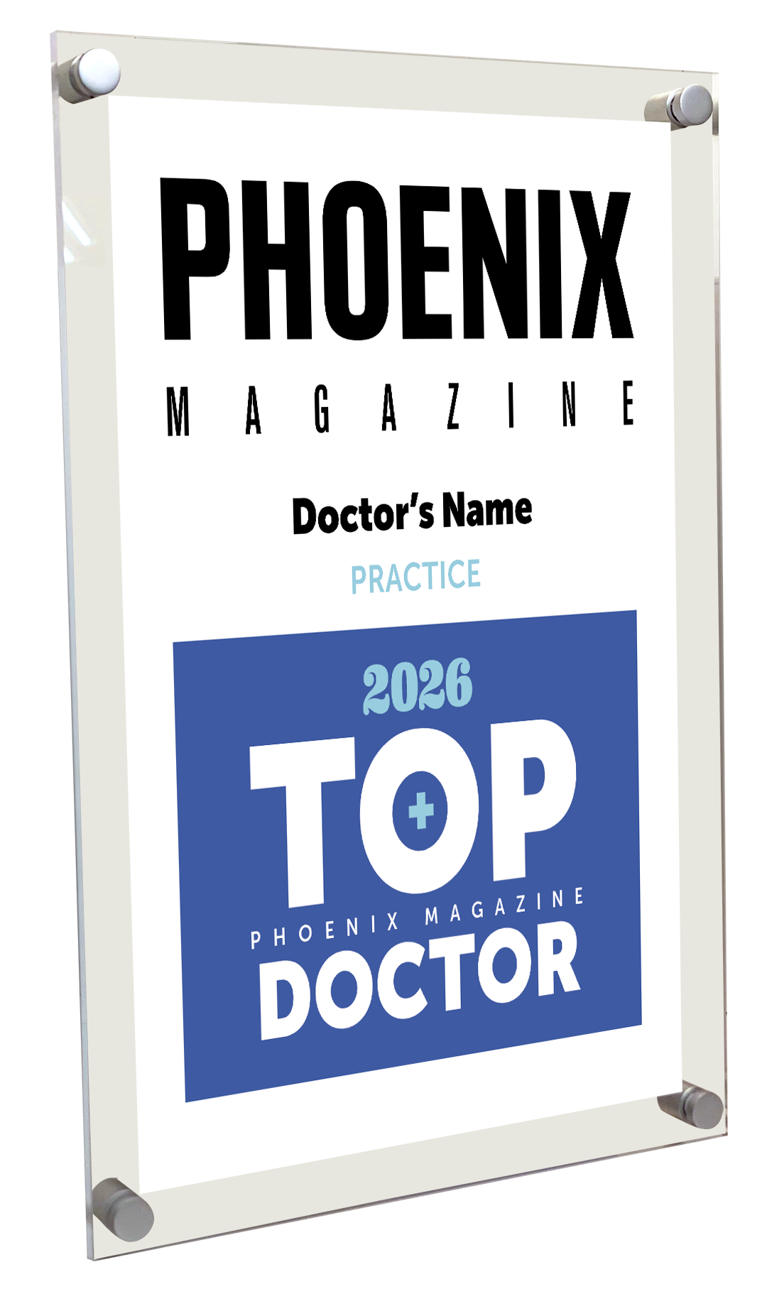 Phoenix Magazine - Acrylic Plaques