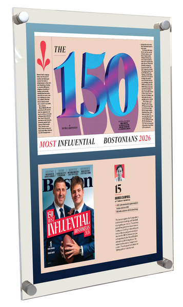 "150 Most Influential Bostonians" Award - Acrylic Standoff Plaque