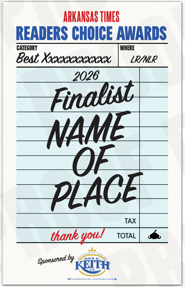 Arkansas Times Readers Choice Award  - Digital Badge