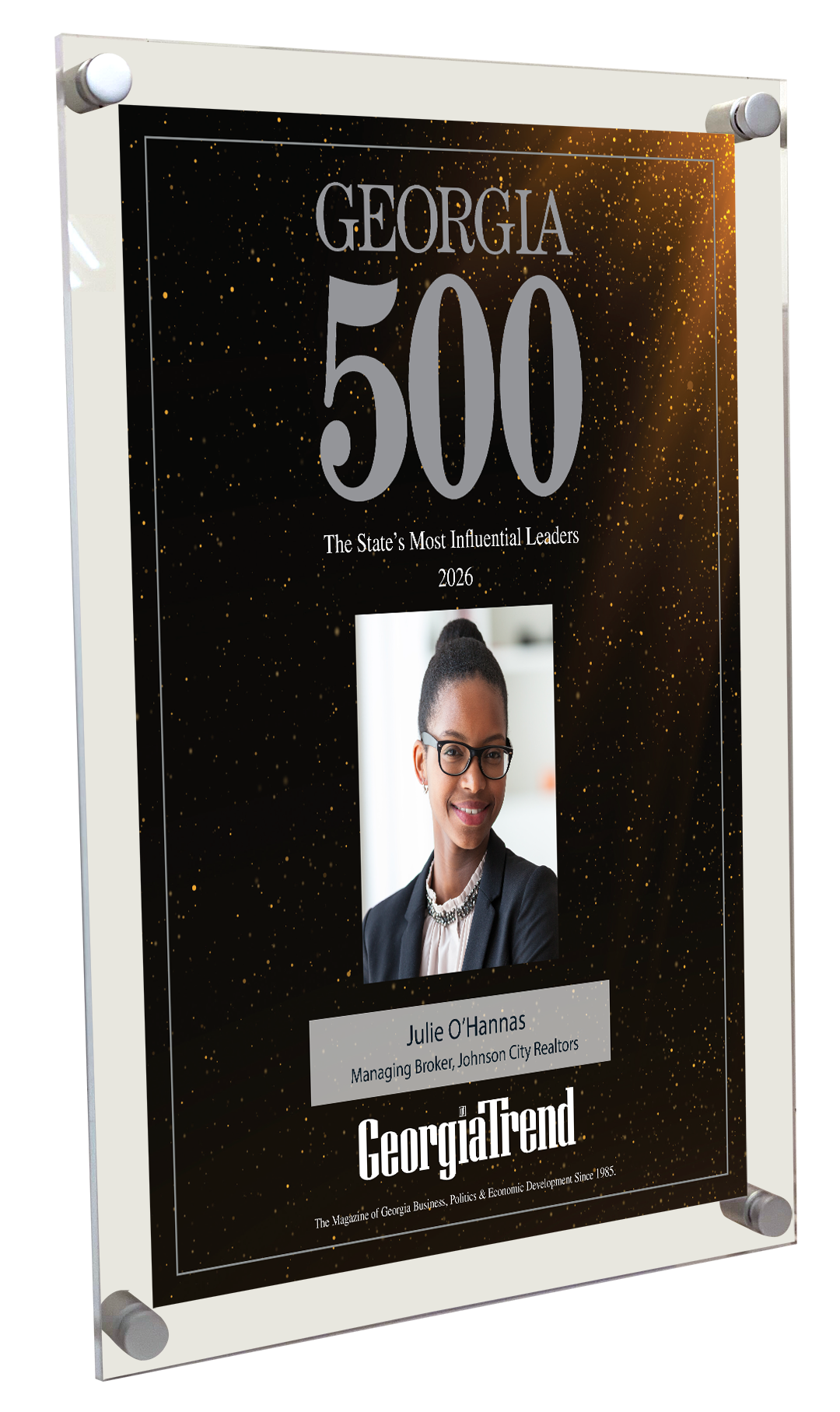 Georgia Trend: Georgia 500 - Acrylic Standoff Plaque