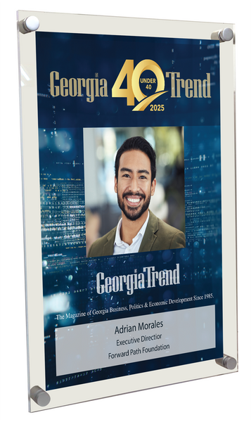 Georgia Trend: 40 Under 40 - Acrylic Standoff Plaque