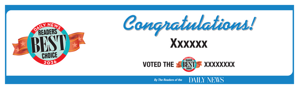 LA Daily News Best Of Certificate and Readers Choice Award | Outdoor Banners