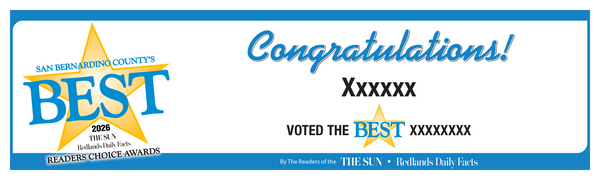 The Sun & Daily Facts Best Of Certificate and Readers Choice Award | Outdoor Banners