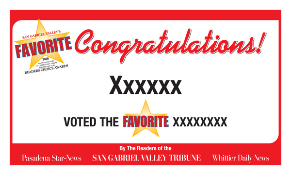 SGVN Best Of Certificate and Readers Choice Award | Outdoor Banners