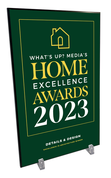 What's Up? Magazine "Home Excellence Awards" Award Plaque