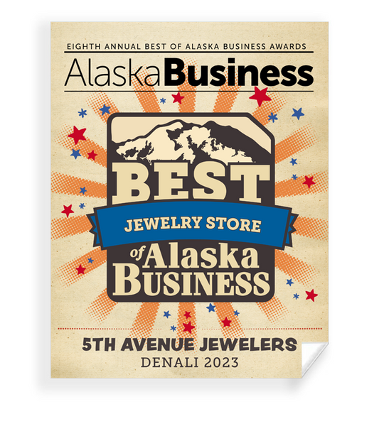 Commemorative Best of Alaska Business Window Cling