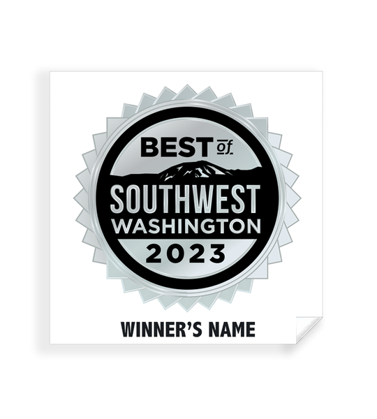 Best of Southwest Washington - Simple Window Clings