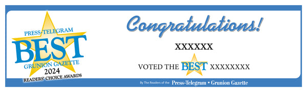 Press Telegram Best Of Award | Outdoor Banners
