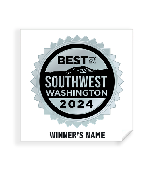 Best of Southwest Washington - Simple Window Clings